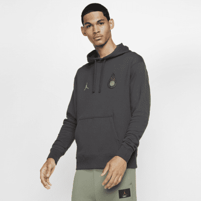 air jordan grey hoodie