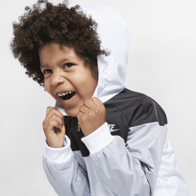 Chamarra infantil con cierre completo Nike Sportswear Windrunner