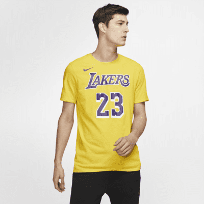 LeBron James Nike Embroidered Shirt, Los Angeles Lakers