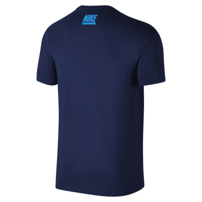 India Cricket Blue" Men's T-Shirt. ID