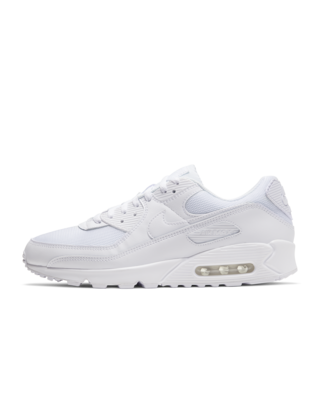 white nike air max with clear bottom