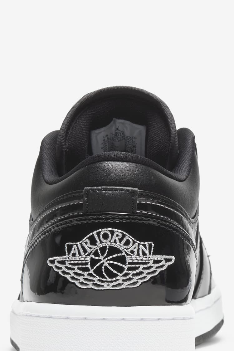 jordan 1 black and white low
