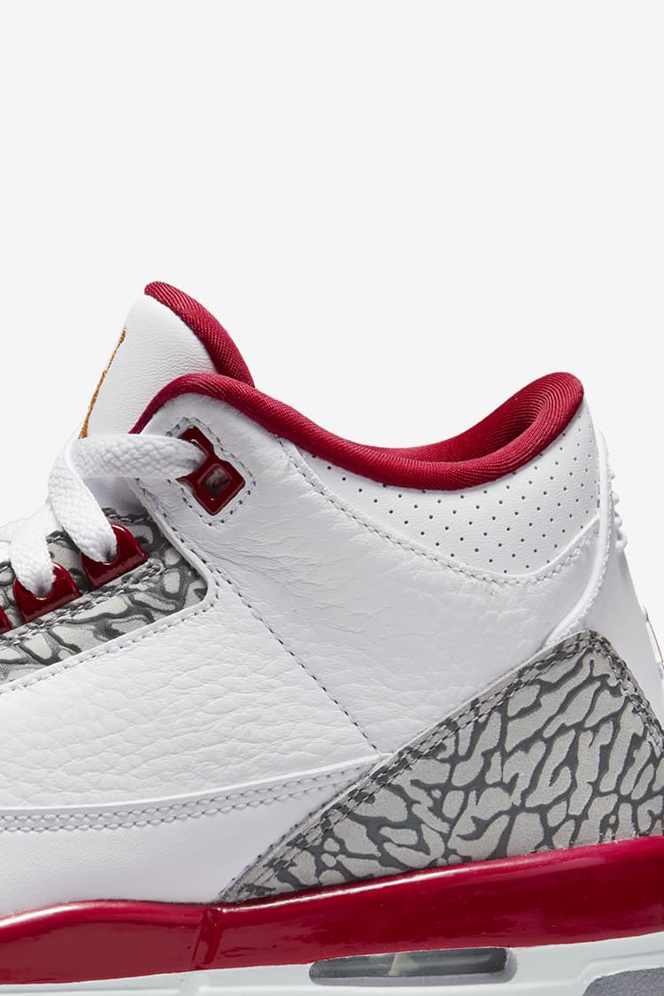 Jordan retro 3 white and clearance red