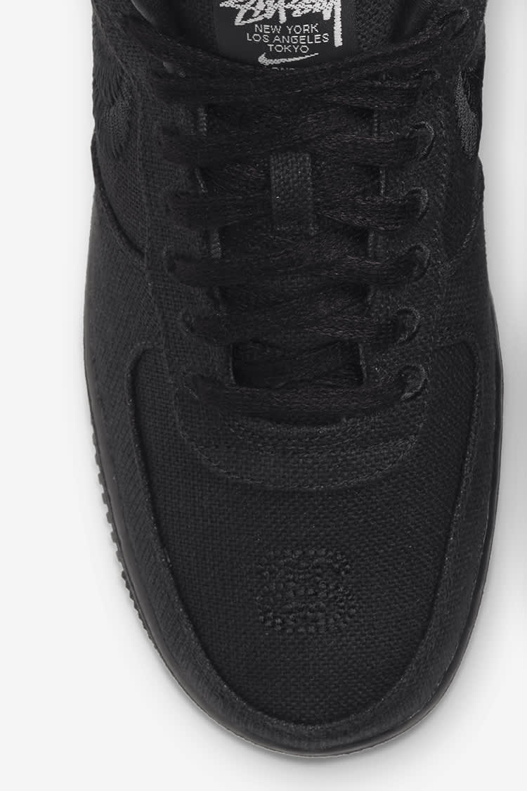 Stussy Nike Air Force 1 Triple Black af1