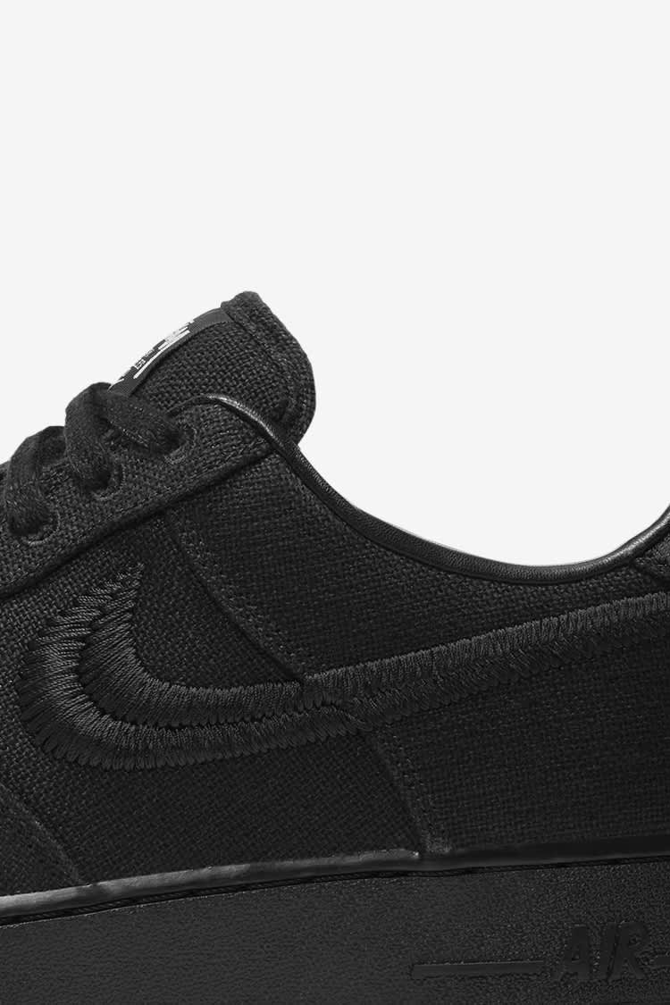 Stussy × Nike AirForce1 Low Triple Black