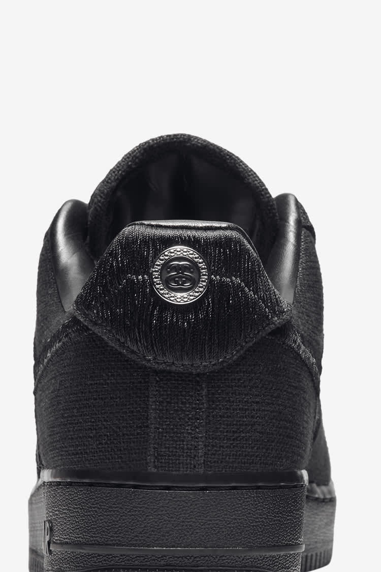 Stussy Nike Air Force 1 Triple Black af1