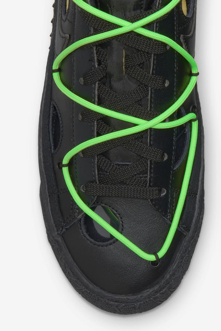 NIKE公式】ブレーザー LOW x Off-White™️ 'Black and Electro Green ...
