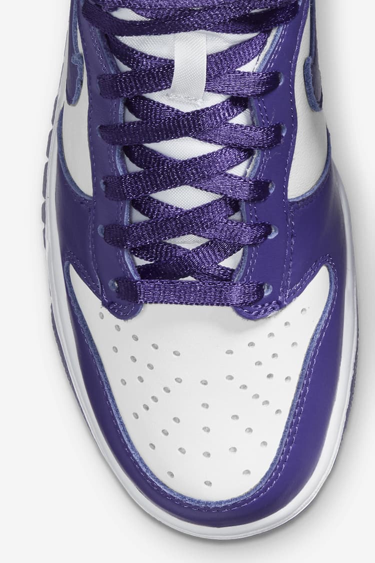 nike dunk high up purple