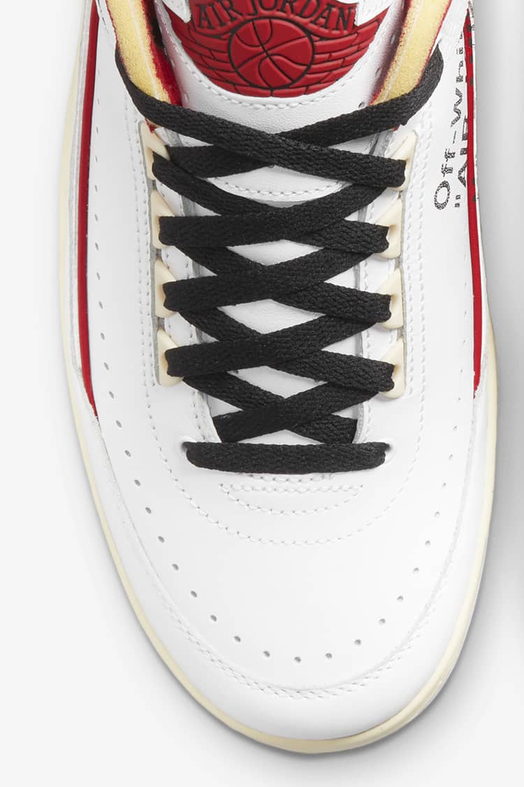 Air Jordan 2 Low x Off-White™️ 'White and Varsity Red' (DJ4375