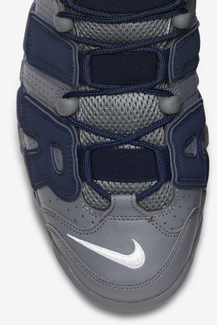 Air More Uptempo 'Cool Grey and Midnight Navy' Release Date. Nike 