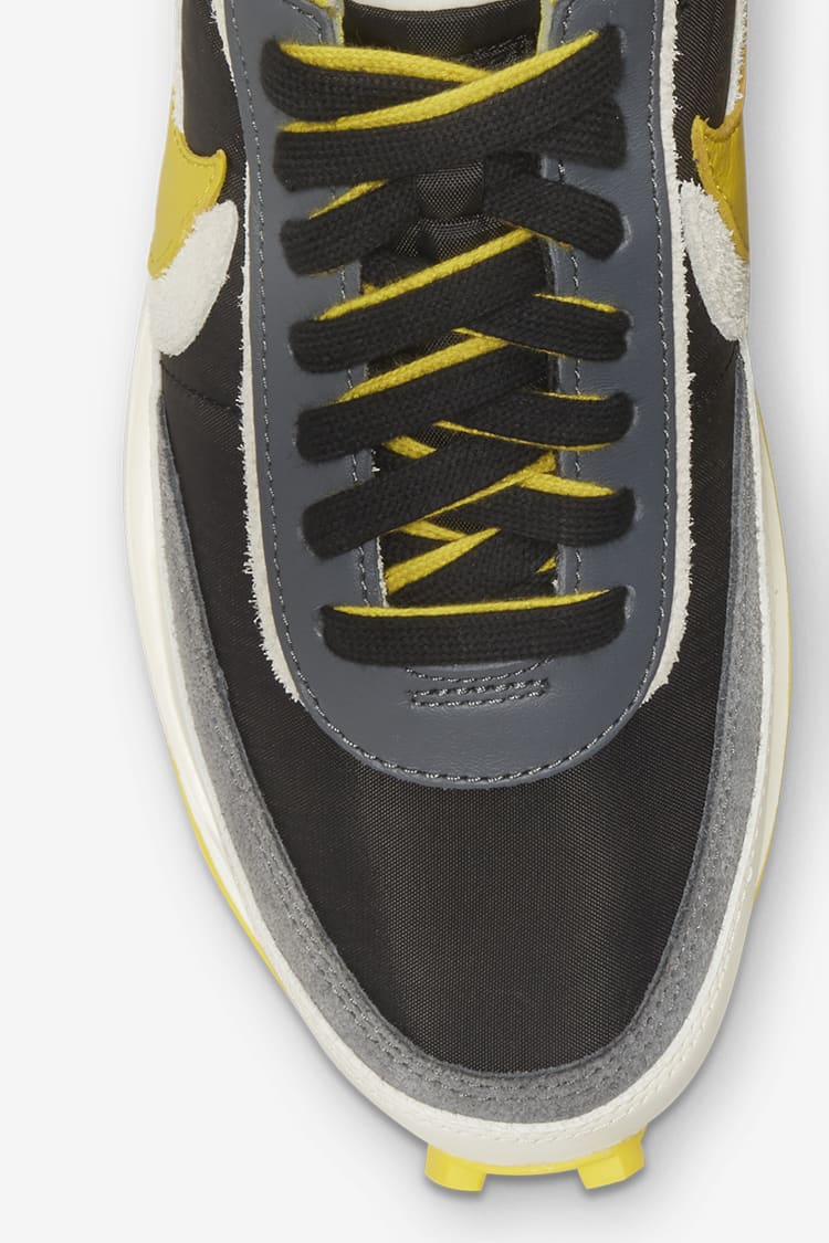 LDWaffle x sacai x UNDERCOVER 'Black and Bright Citron' (DJ4877-001)  Release Date. Nike SNKRS