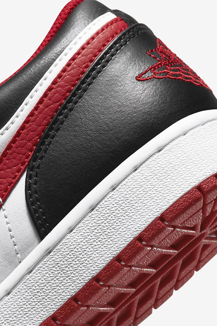 jordan 1 low red white black