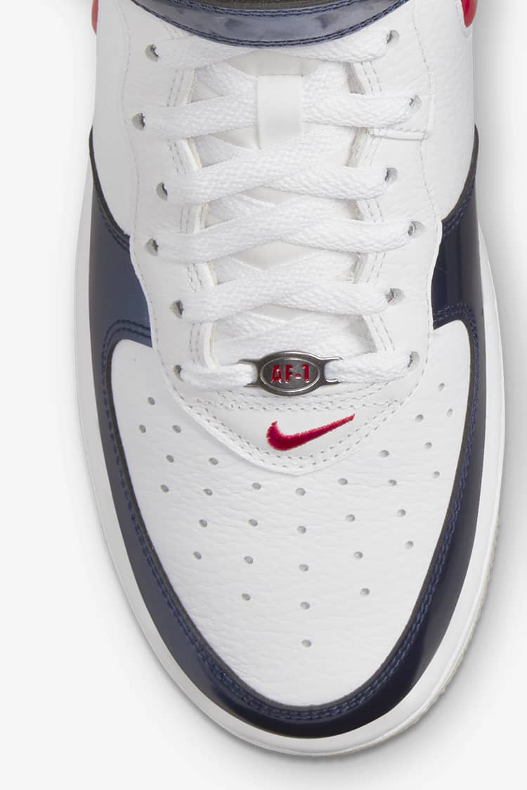 NIKE公式】エア フォース 1 MID 'University Red and Midnight Navy ...