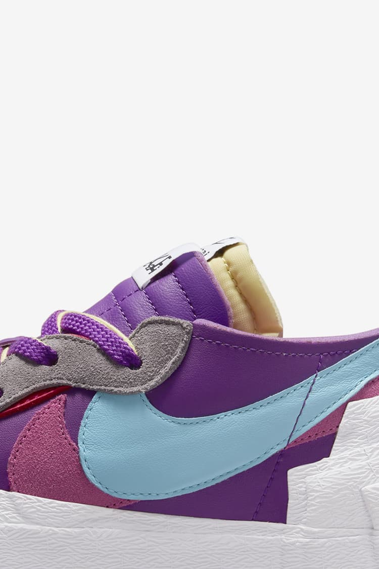 sacai x KAWS Blazer 低筒'Purple Dusk' (DM7901-500) 發售日期. Nike