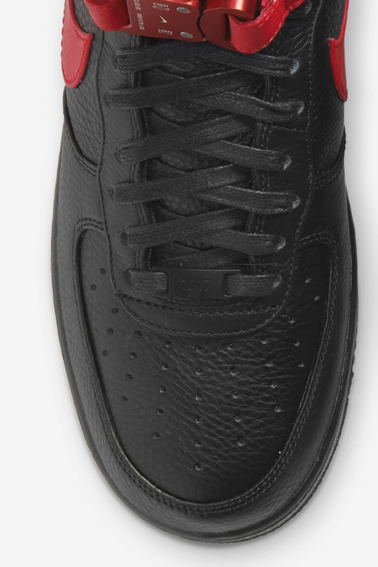 Air Force 1 x Alyx 'Black and University Red' (CQ4018-004) — releasedatum.  Nike SNKRS NL