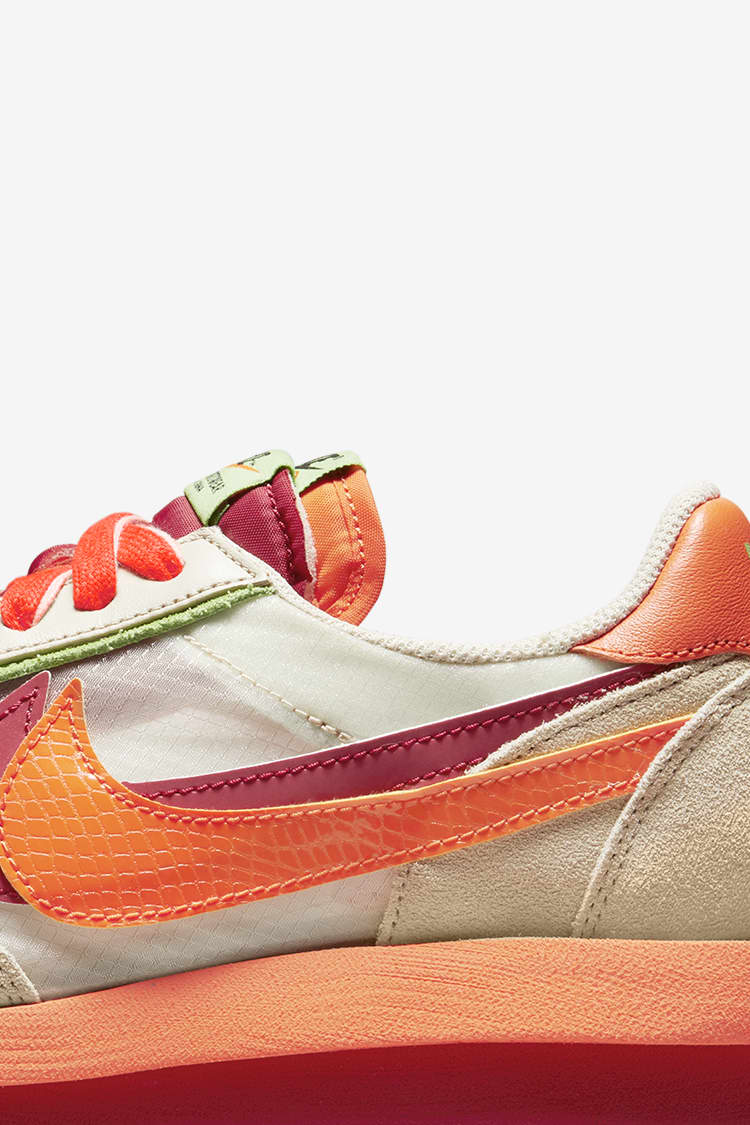 LDWaffle x sacai x CLOT 'Orange Blaze' Release Date. Nike SNKRS ID
