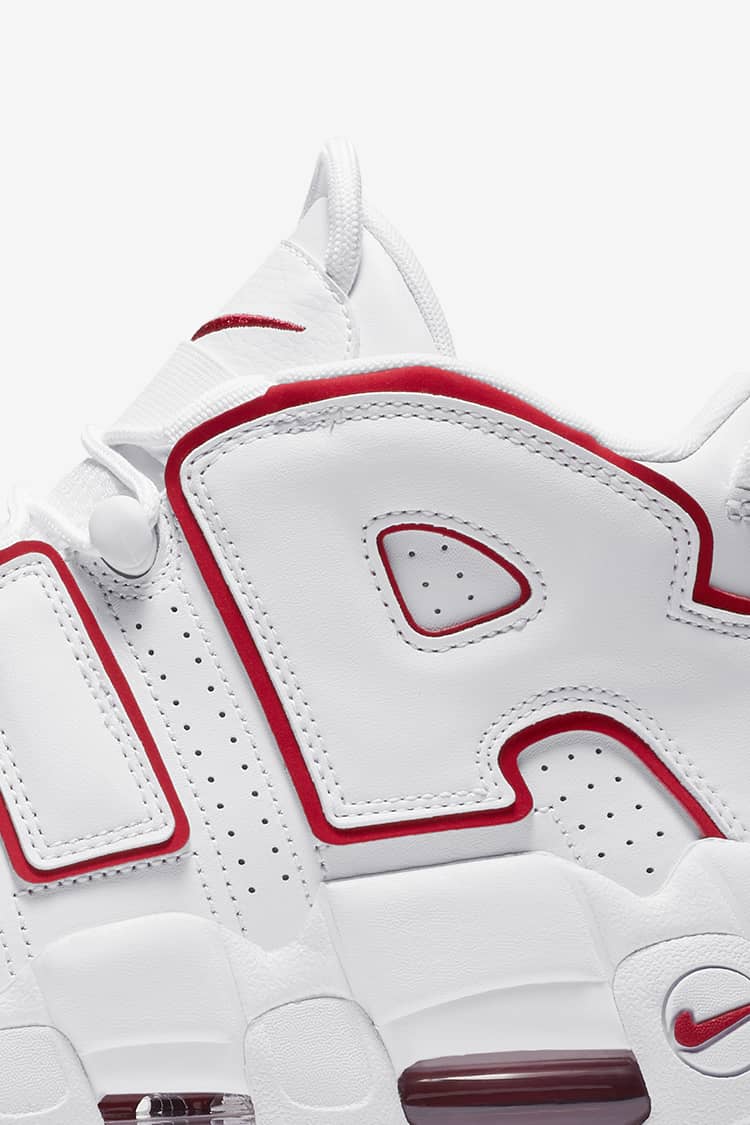 Air More Uptempo 'White and Varsity Red' Release Date. Nike SNKRS MY