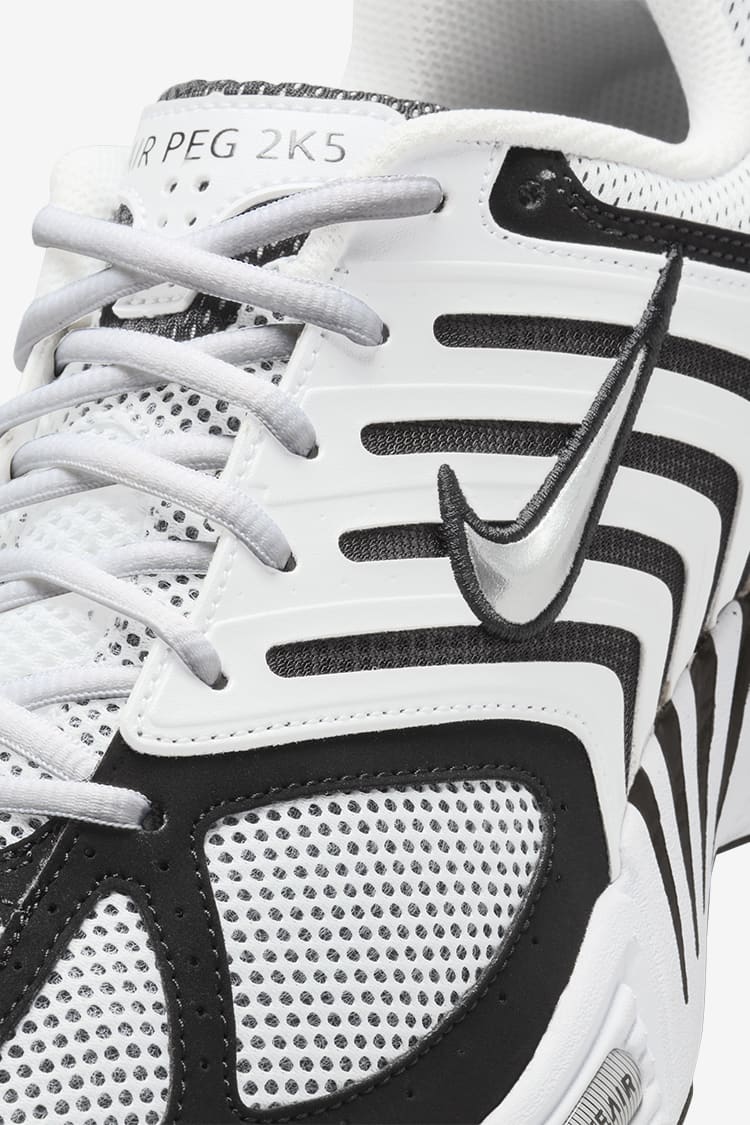 Air Peg 2K5 'White and Black' (FJ1909-100) release date. Nike SNKRS ID