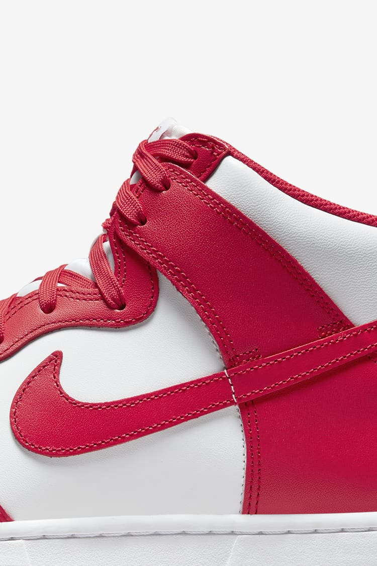 Dunk High 'Championship White and Red' (DD1399-106) Release Date 