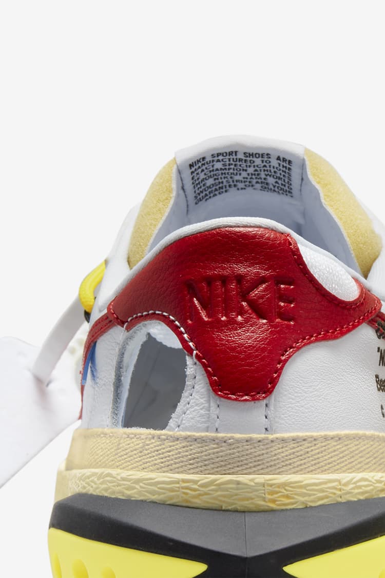 blazer low off white university red