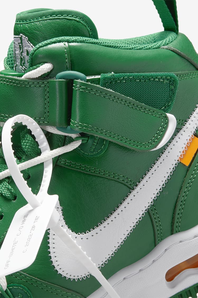 Nike off white green air 2024 force 1