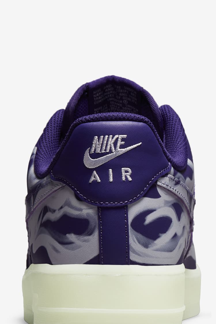วันเปิดตัว Air Force 1 “Purple Skeleton” (CU8067-500). Nike SNKRS TH
