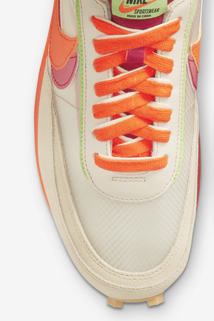 LDWaffle x sacai x CLOT 'Orange Blaze' Release Date. Nike SNKRS