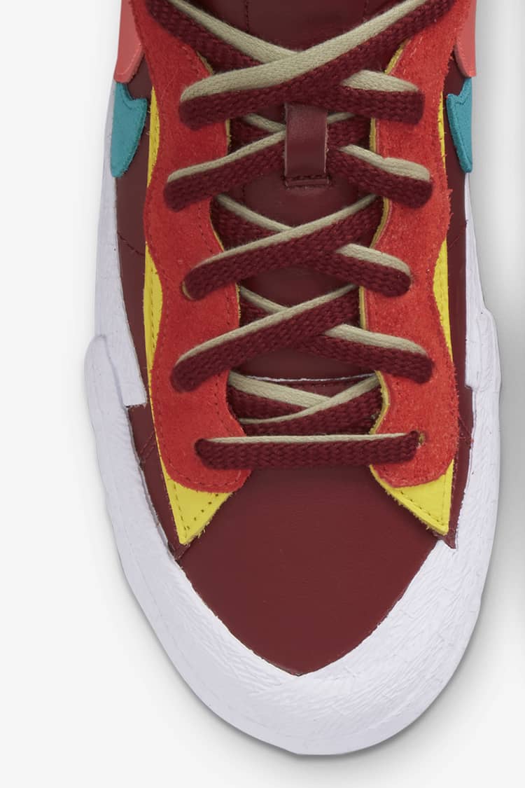 sacai x KAWS Blazer Low 'Team Red' (DM7901-600) Release Date. Nike ...