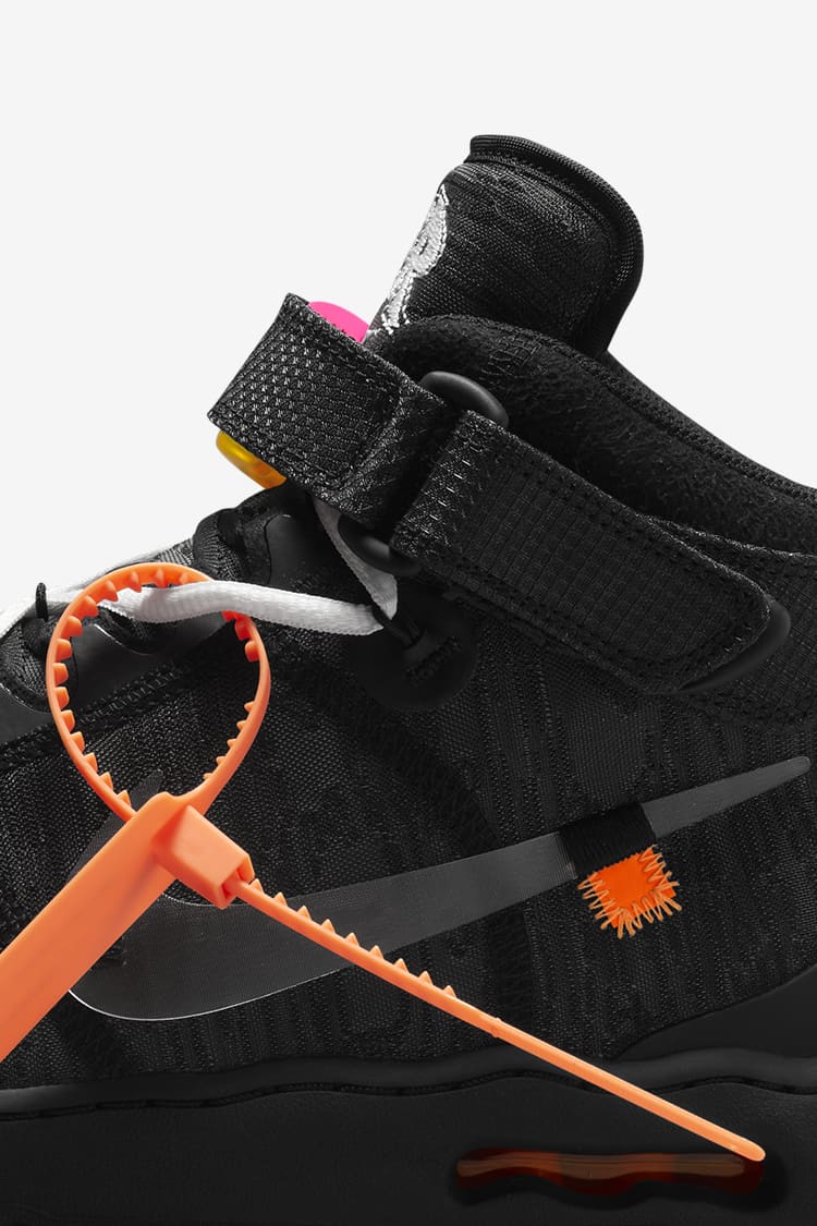 Air Force 1 Mid x Off-White™ 'Black' (DO6290-001) Release Date 