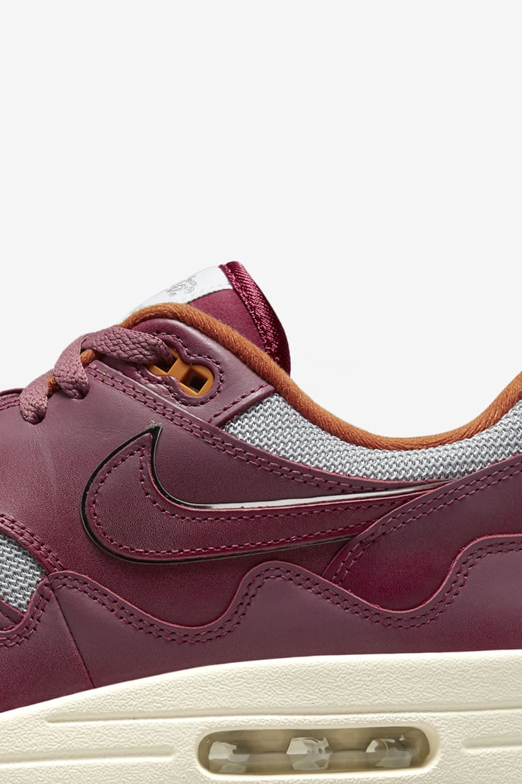 Air Max 1 x Patta 'Night Maroon' (DO9549-001) Release Date. Nike SNKRS