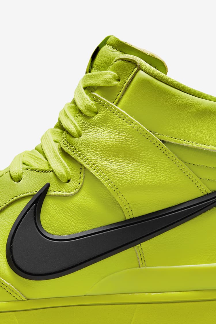 Dunk High x AMBUSH 'Flash Lime' Release Date. Nike SNKRS