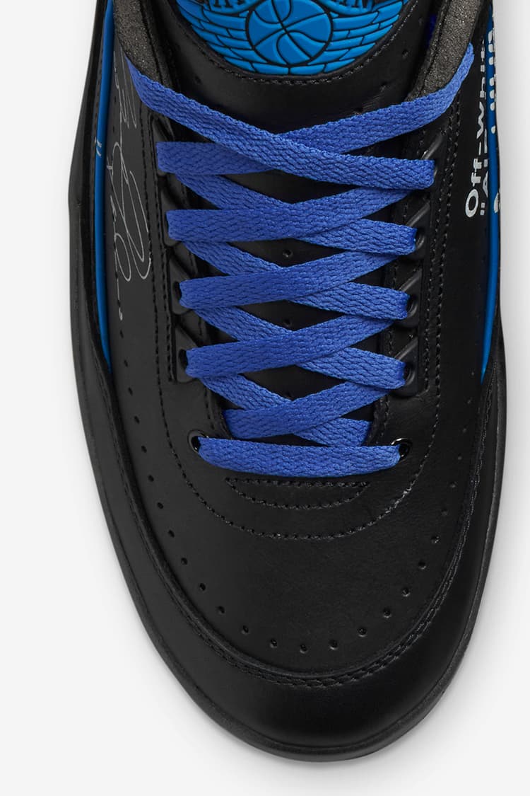 Air Jordan 2 Low x Off-White™️ 'Black and Varsity Royal' (DJ4375