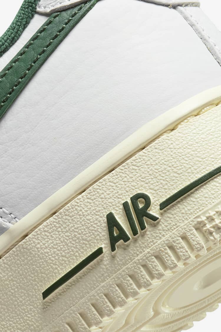 Nike air force green on sale leather