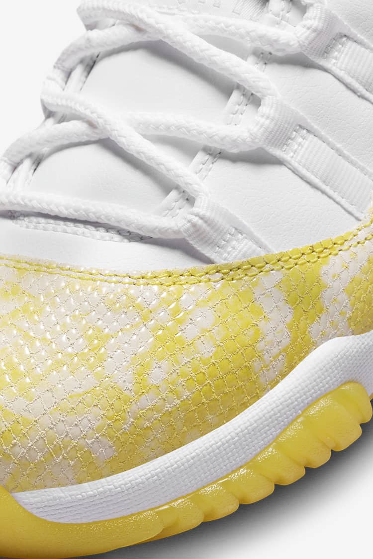 Younger Kids' Jordan 11 'Yellow Snakeskin' (580522-107). Nike SNKRS CA