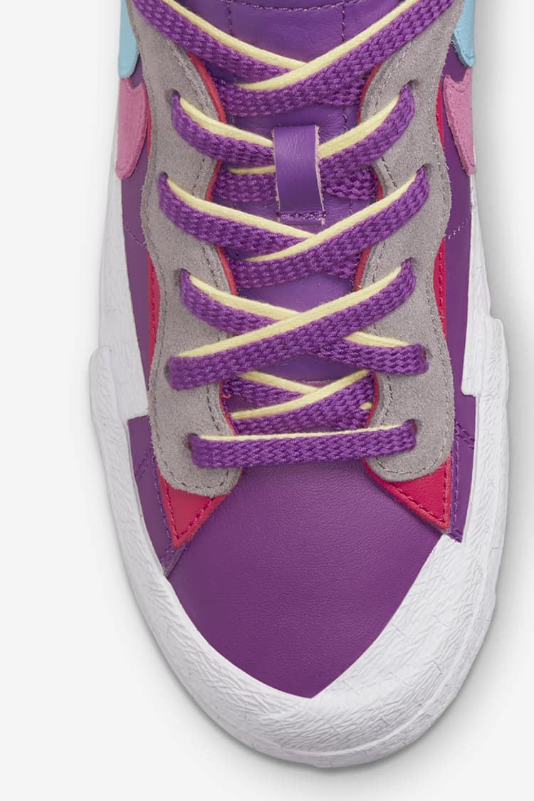 スニーカー型ローカットsacai Nike Blazer Purple