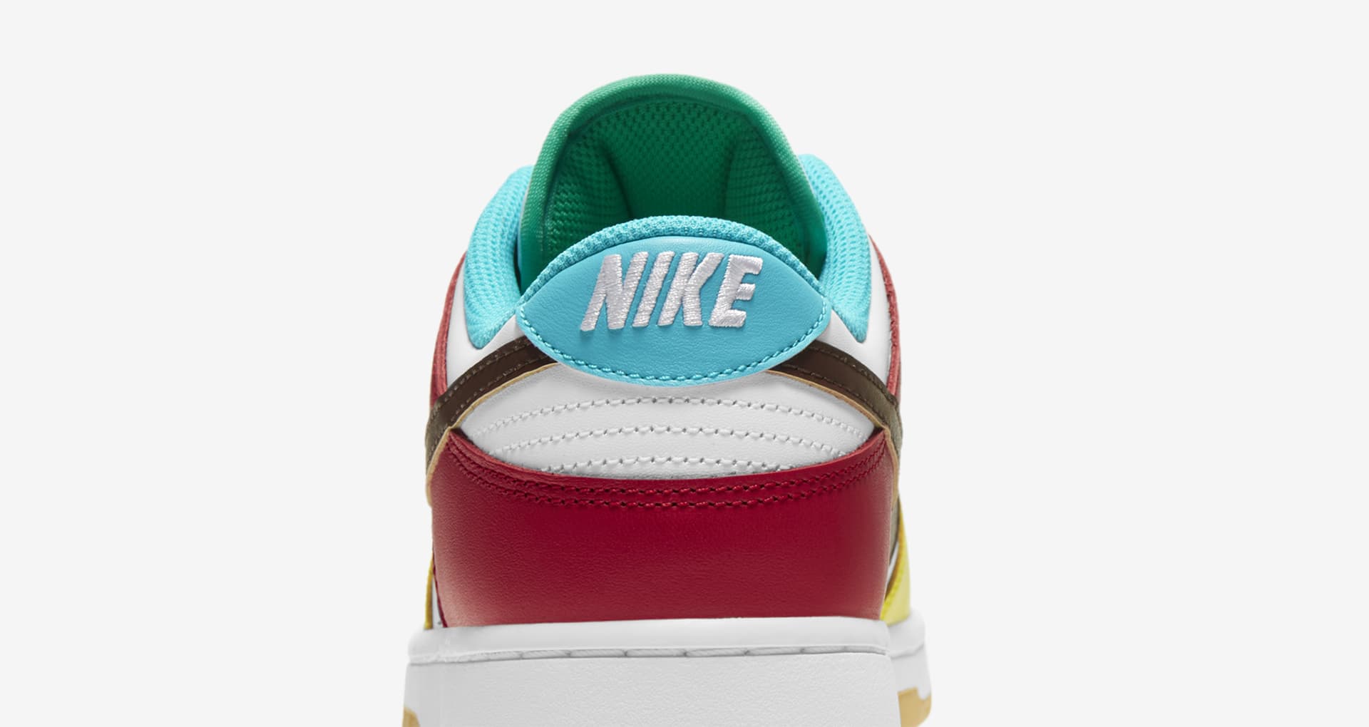 dunk low free white