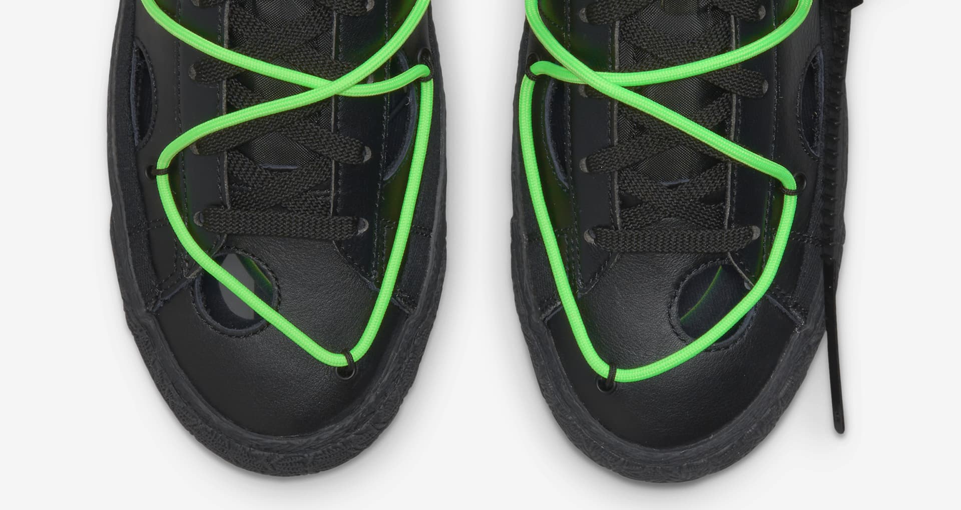 Blazer Low x Off-Whiteâ¢ï¸ 'Black and Electro Green' (DH7863-001) Release Date. Nike SNKRS