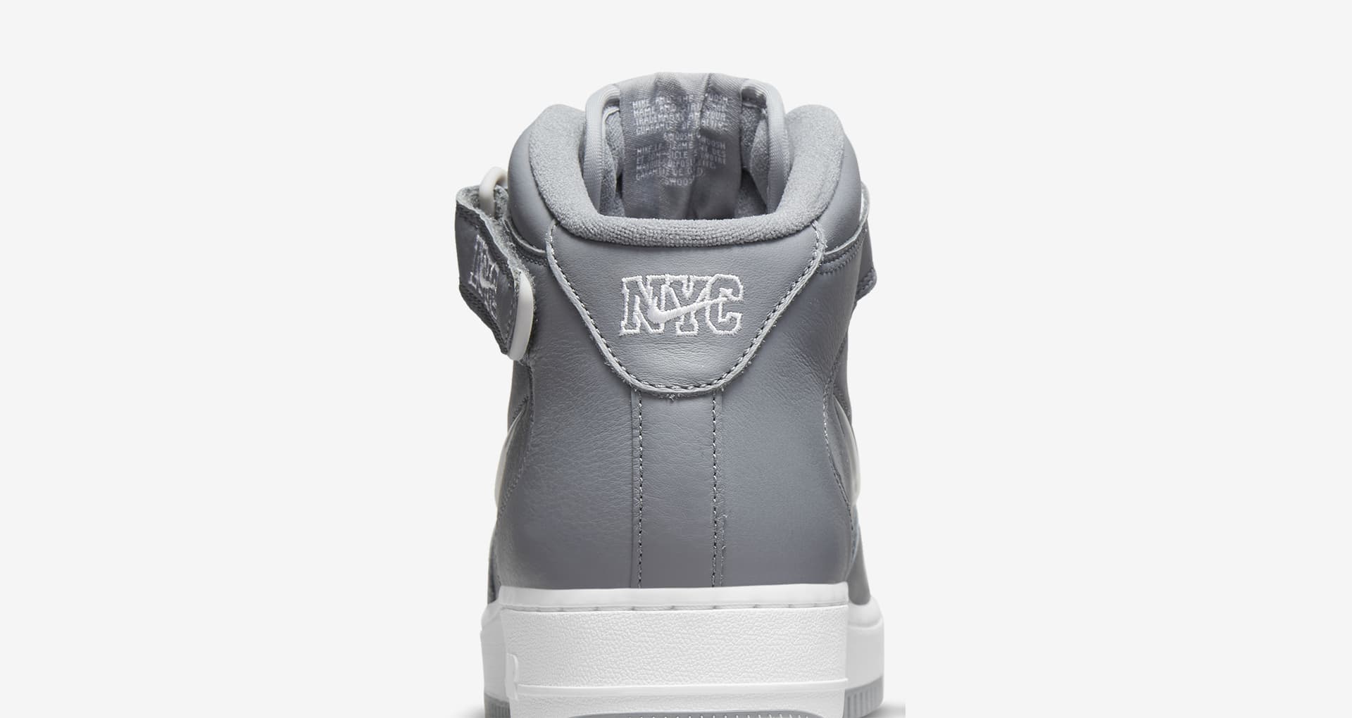 Air Force 1 Mid Jewel 'nyc Cool Grey' Release Date. Nike Snkrs Sg