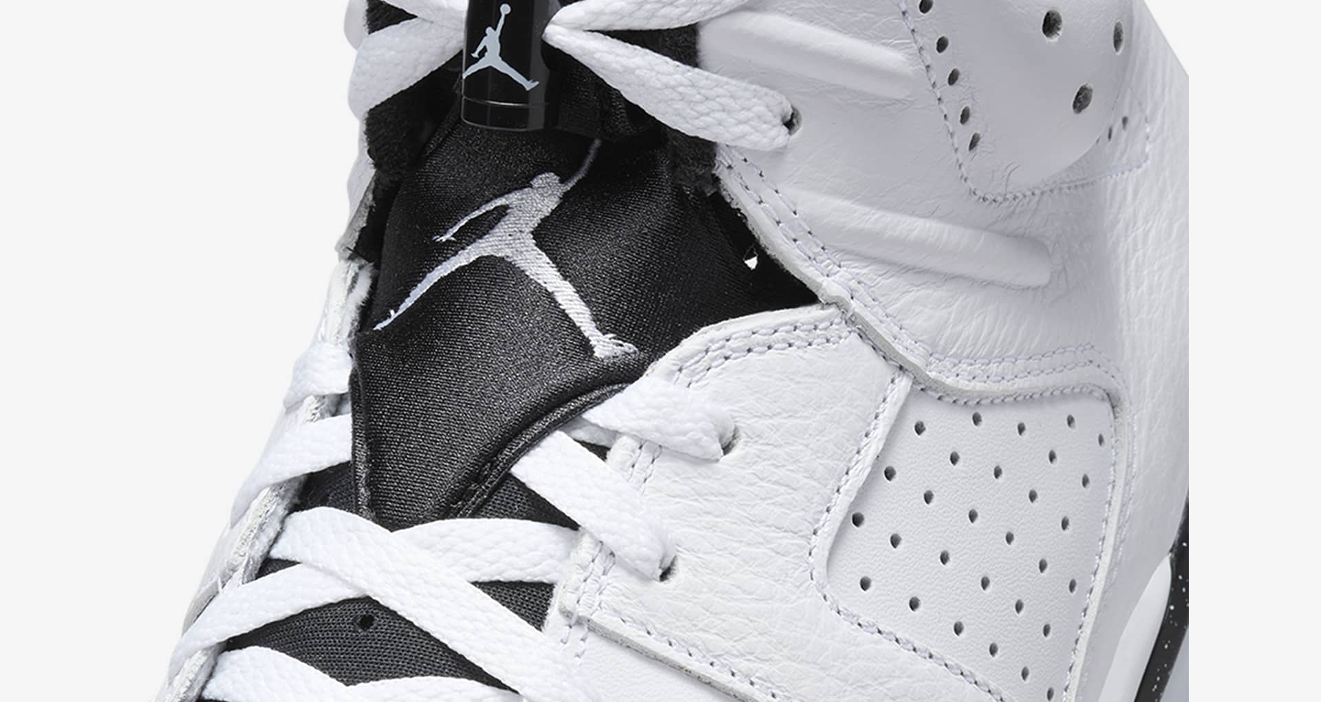 air jordan 6 white and black