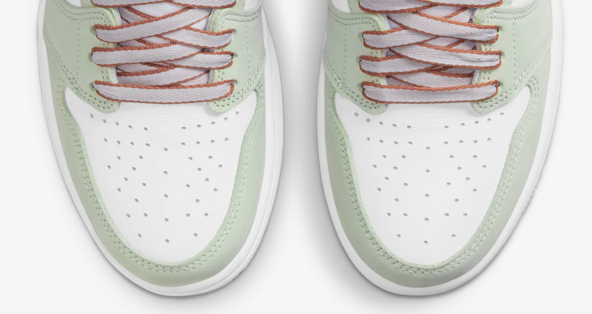 seafoam green jordan ones