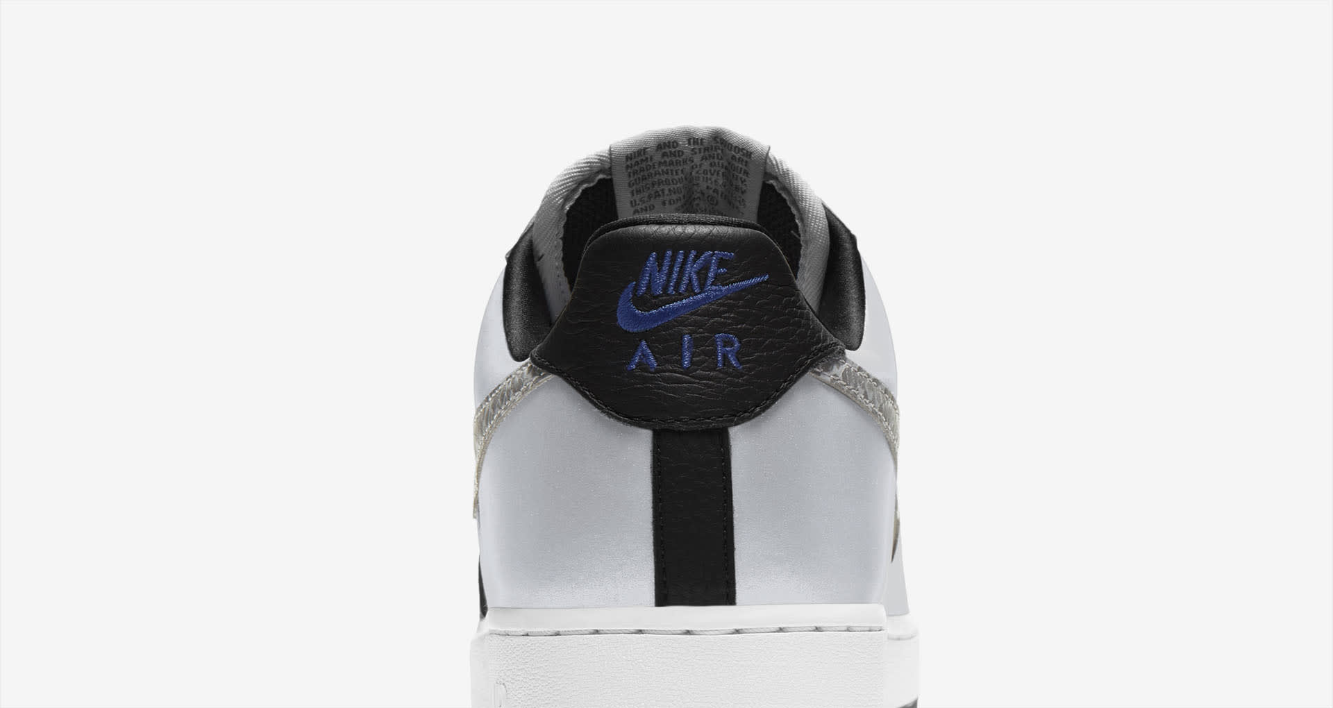 airforce 1 silver snake