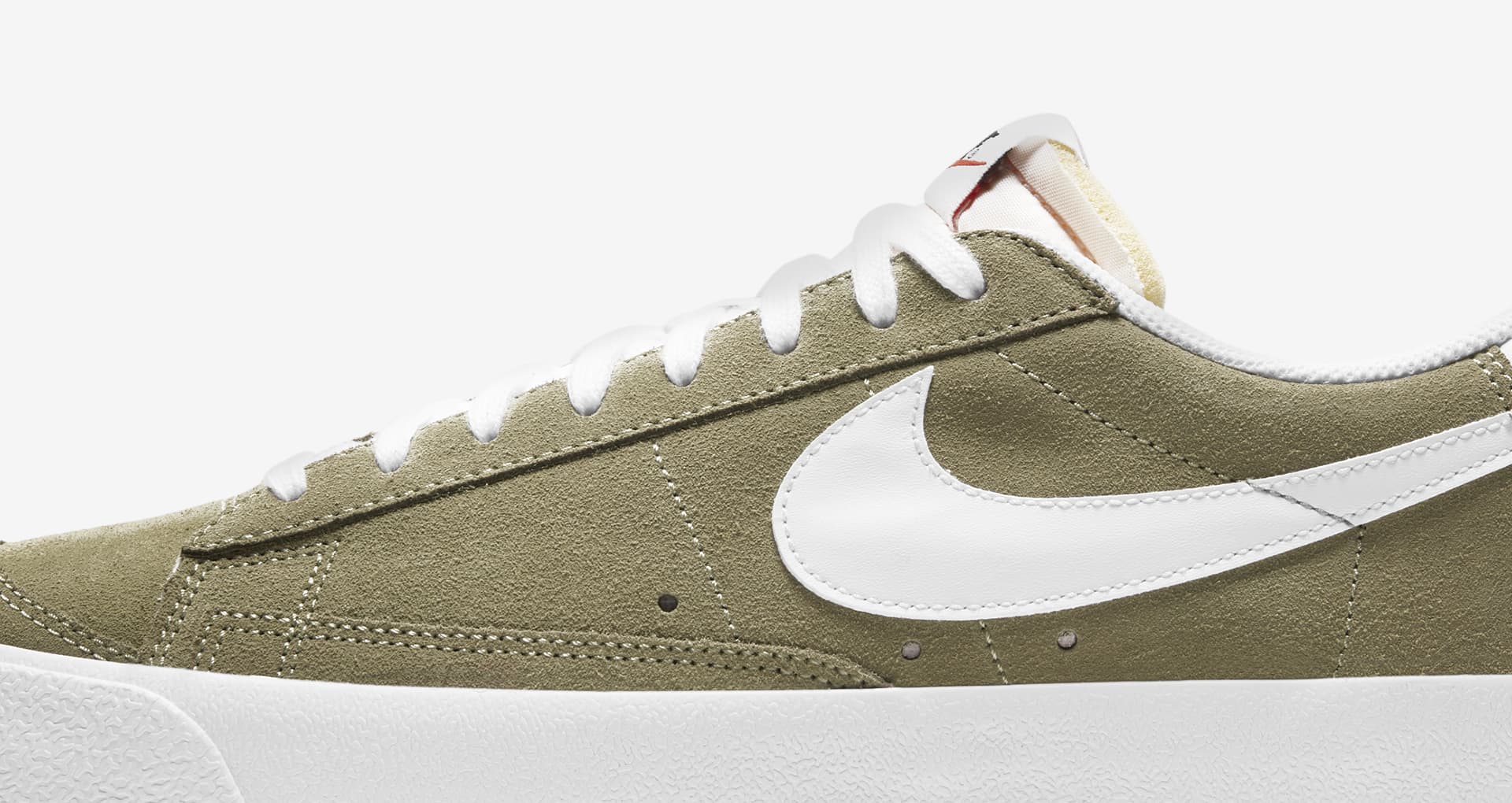 blazer low 77 suede medium khaki stockx