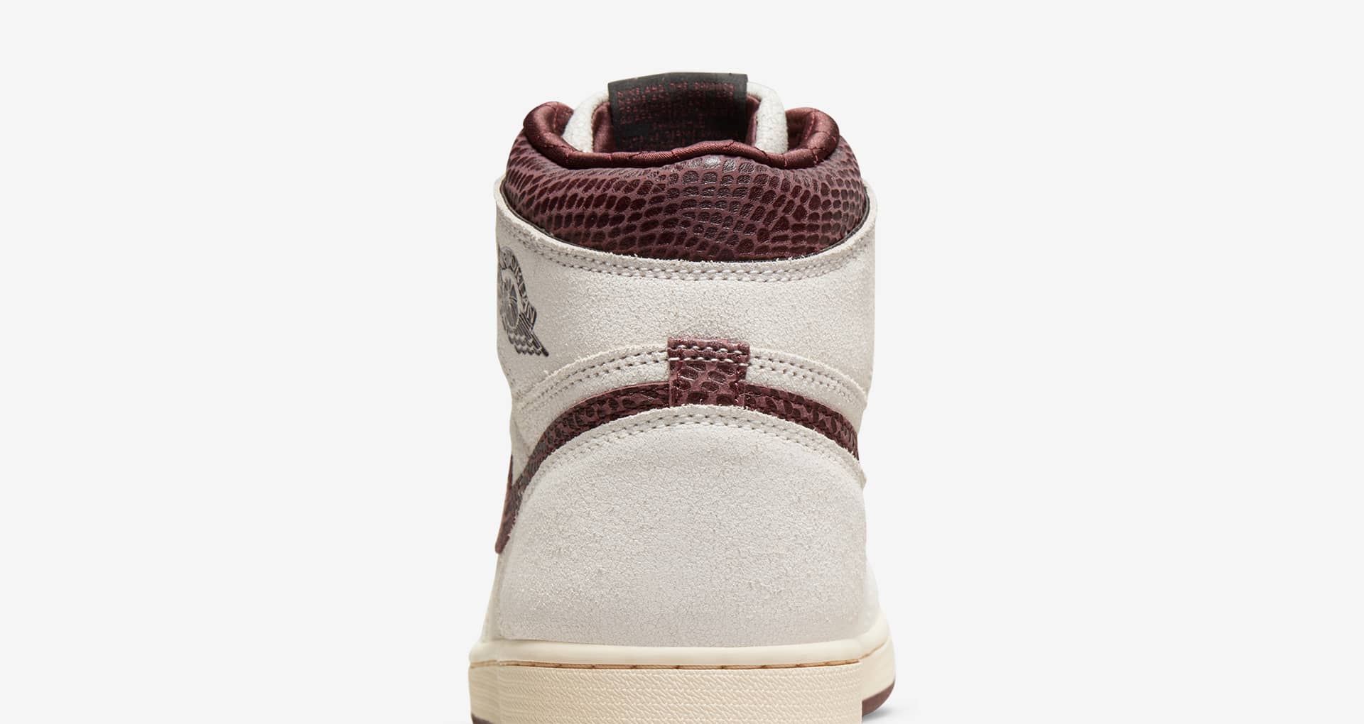 A Ma Maniere x Air Jordan 1 High OG Sail/Burgundy Crush Release Date â Sneaker Novel
