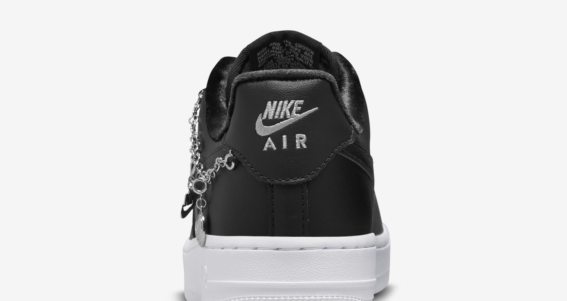 Women's Air Force 1 'Black Pendant' (DD1525-001) Release Date. Nike ...