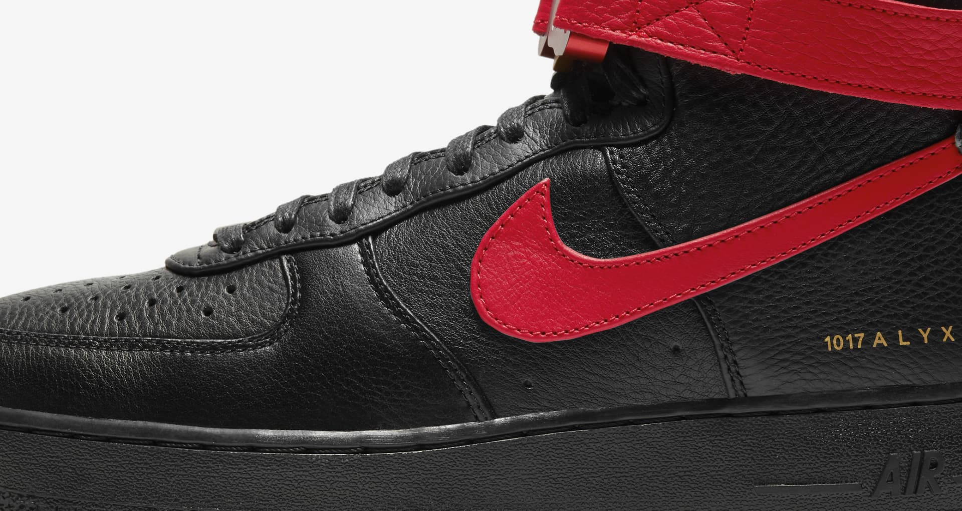 Air Force 1 x Alyx 'Black and University Red' (CQ4018-004) Release Date ...