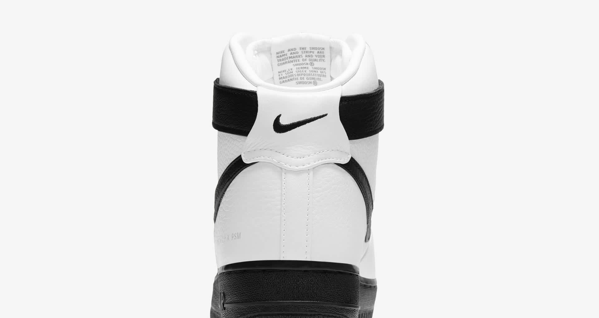 Air Force 1 High x ALYX 'White & Black' Release Date