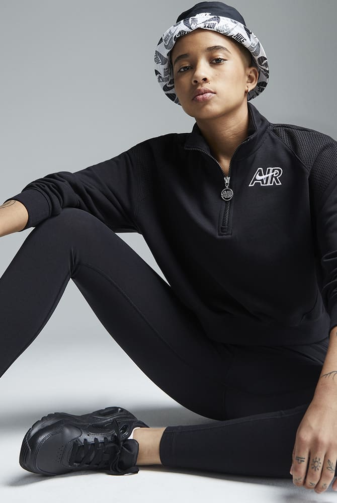 nike air quarter zip womens