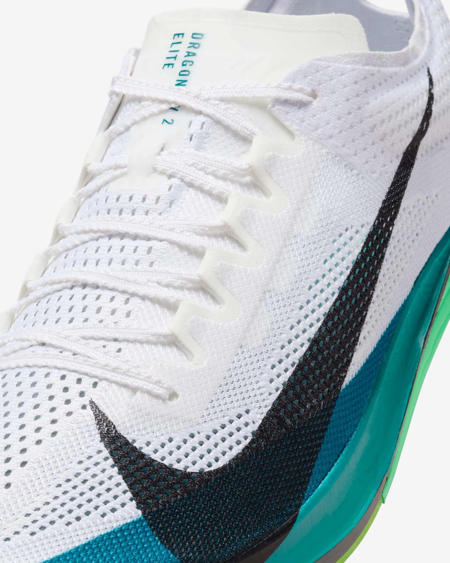 NIKE ZOOMX DRAGONFLY2 ELITE JI 25.0㎝ Nike Dragonfly 2 Elite White/black-bright Spruce