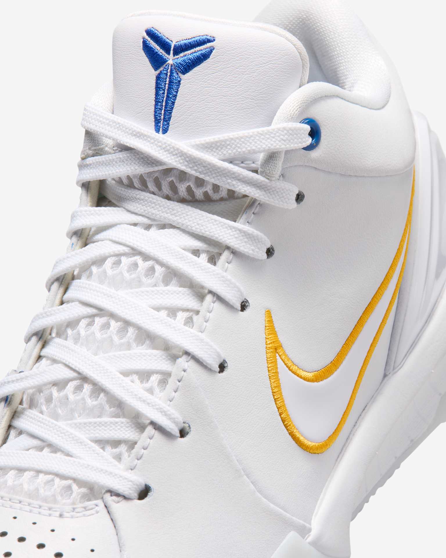 Kobe IV White/Fuchsia Glow/Glacier Blue