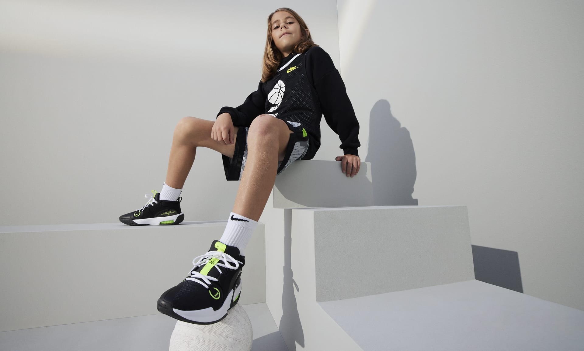 Nike Air Zoom Crossover 2 Older Kids' Basketball Shoes. Nike LU